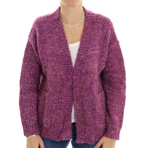CARDIGAN LUREX VIOLA
